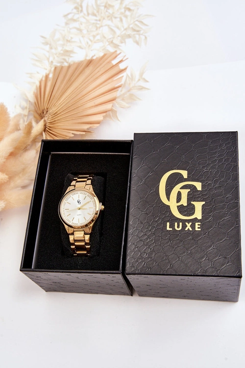 Wodoodporny Zegarek Damski GG Luxe Złoty