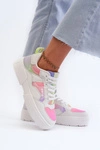 Sneakersy Damskie Big Star NN274359 Memory Foam System Multikolor