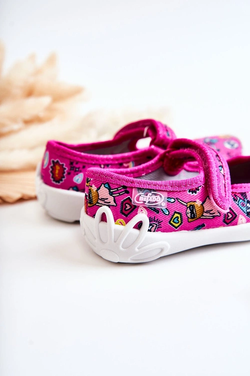 Dziecięce Papcie Baleriny Befado Supergirl 114X483 Różowe