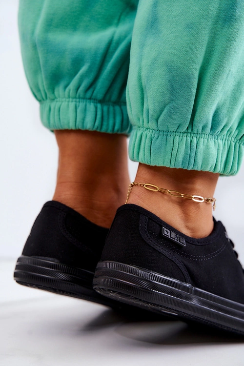 Niskie Damskie Tenisówki Big Star JJ274066 Czarne