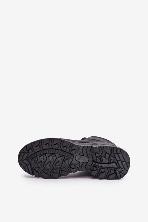 Ocieplane Lekkie Męskie Buty Trekkingowe McBraun Czarne