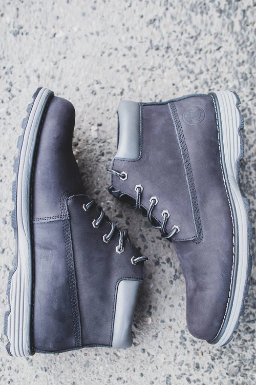 Trapery Męskie Skórzane Big Star Czarne EE174228