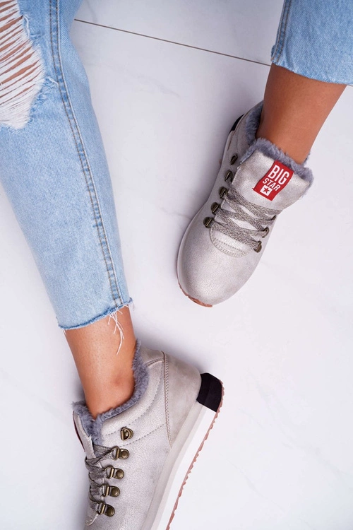 Damskie Sportowe Obuwie Big Star Beżowe EE274732