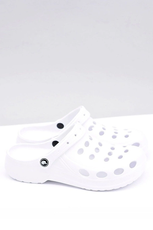 Męskie Klapki Sandały Na Basen Do Ogrodu Białe