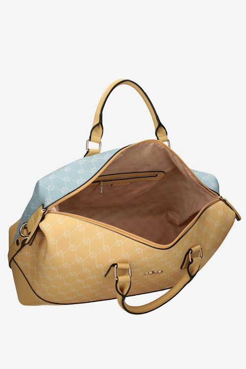 Duża Torba Podróżna NOBO P1250-CM02 Żółto-Niebieska