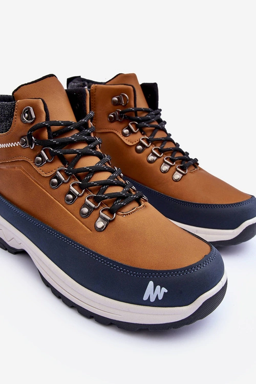 Buty Trekkingowe Męskie Ocieplane Brązowe Westtide