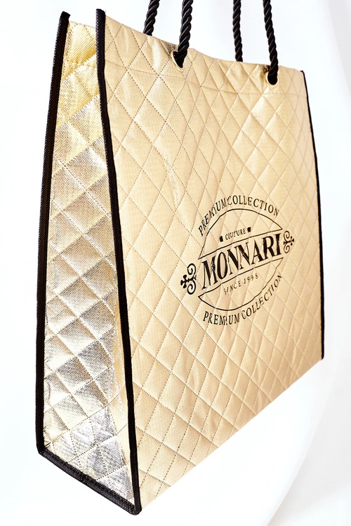 Damska Duża Torba Shopper Monnari NBAG0030-023 Złota