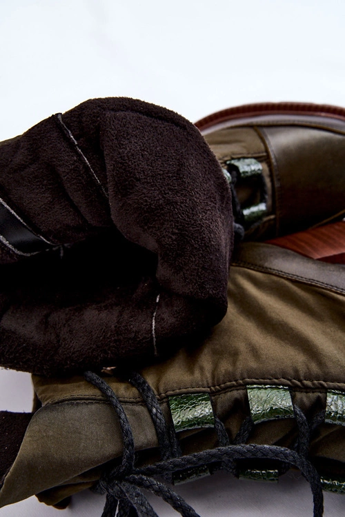 Modne Botki Na Obcasie Maciejka 05777-09 Zielone