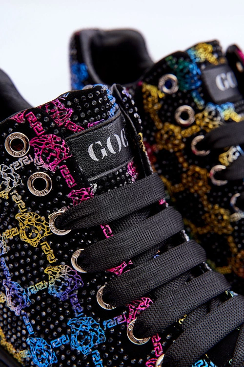 Buty Sportowe Na Platformie Dżety GOE MM2N4009 Czarne