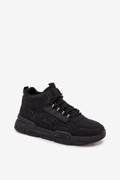 Sneakersy Męskie Big Star SS174282 HI-POLY SYSTEM Czarne