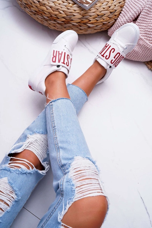 Trampki Damskie Big Star Białe EE274039