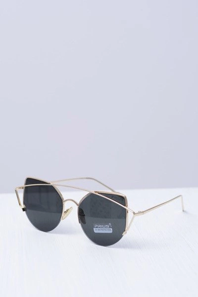 Okulary Mirrored PRE-01 Złote