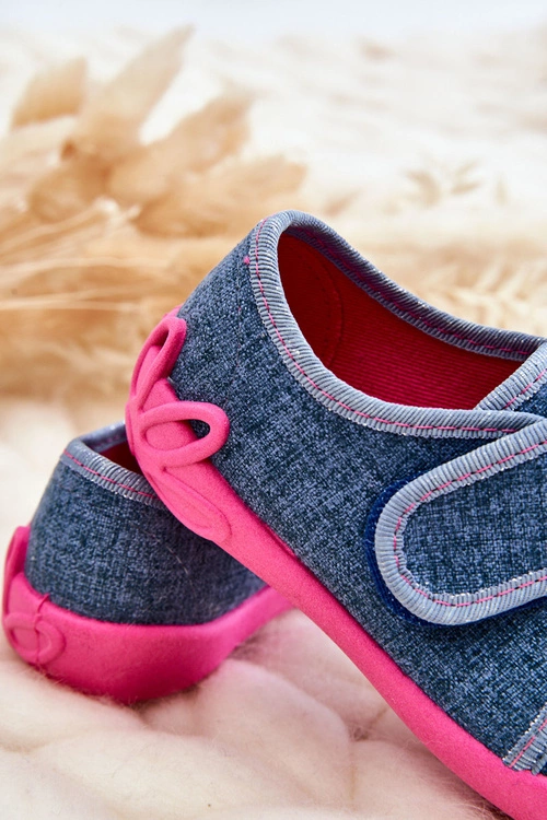 Dziecięce Papcie Befado Jednorożec 122X016 Niebiesko-Różowe