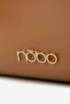 Torebka Shopperka Z Klamrą NOBO BAG6010-017 Jasnobrązowa