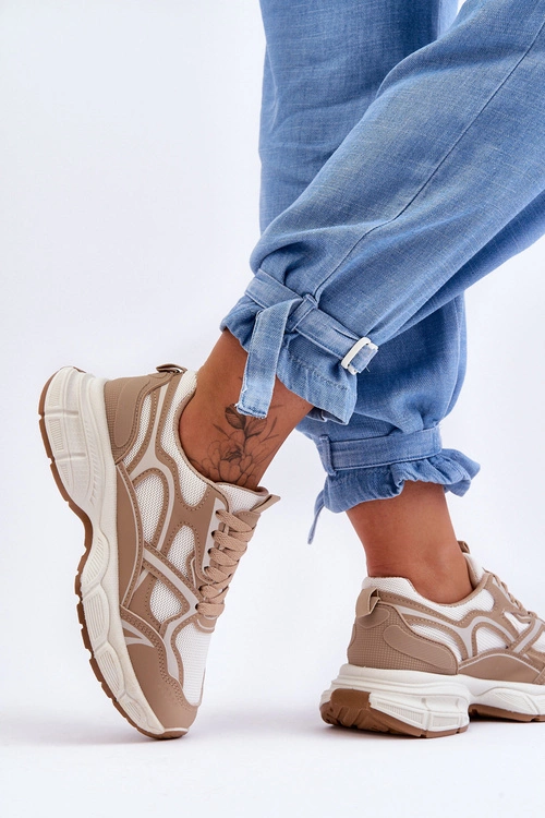 Damskie Buty Sportowe Beżowe Contiro