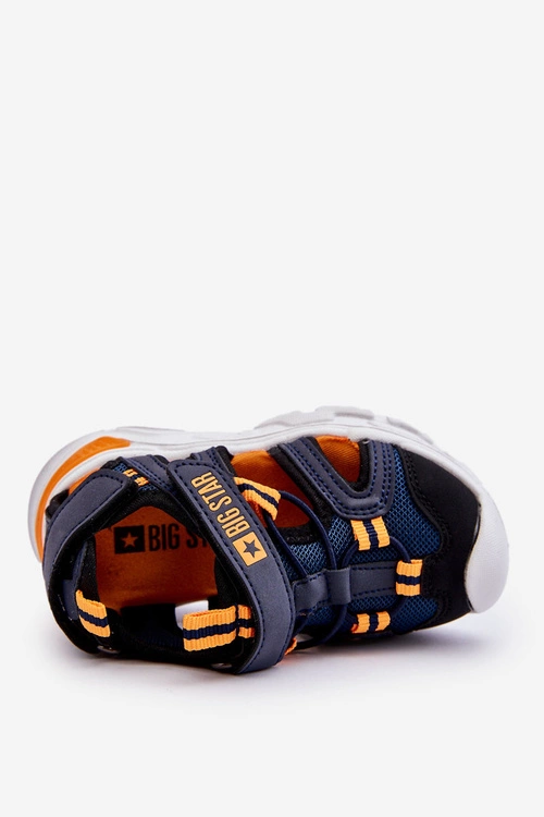 Dziecięce Lekkie Sandałki Big Star LL374212 Granatowe