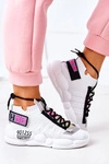Damskie Sportowe Buty Sneakersy Białe Bubble Tea