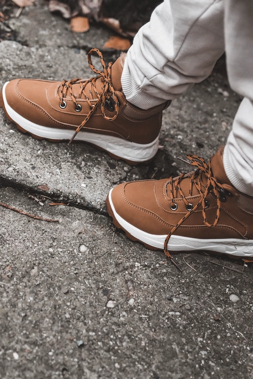 Dziecięce Ocieplane Botki Trapery Camel Otto