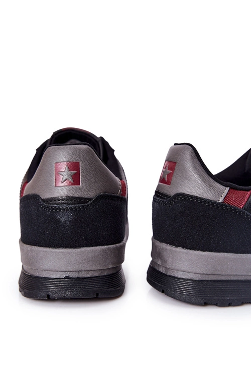 Sportowe Męskie Buty Memory Foam Big Star II174084 Czarne