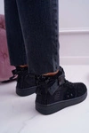 Sneakersy Damskie Trampki Czarne Big Star EE274662