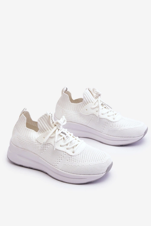 Damskie Wsuwane Sneakersy Cross Jeans LL2R4031C Białe