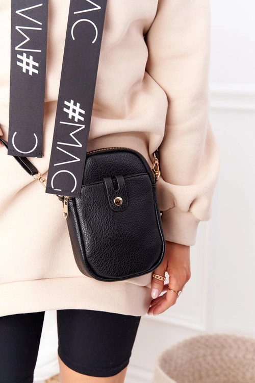 Mała Saszetka Damska Na Pas Amsterdam Czarna