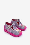 Buty Papcie Befado Wiewiórki 110P467 Szaro-Różowe
