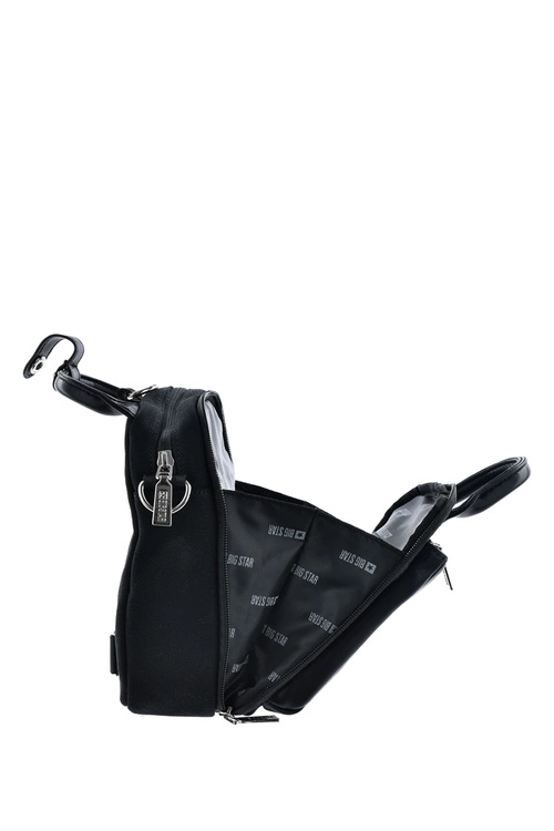 Skórzana Torebka Plecak 2w1 Big Star LL574049 Czarna