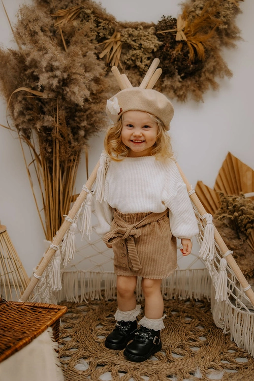 Dziecięce Botki Ocieplane Futerkiem Czarne Flossie