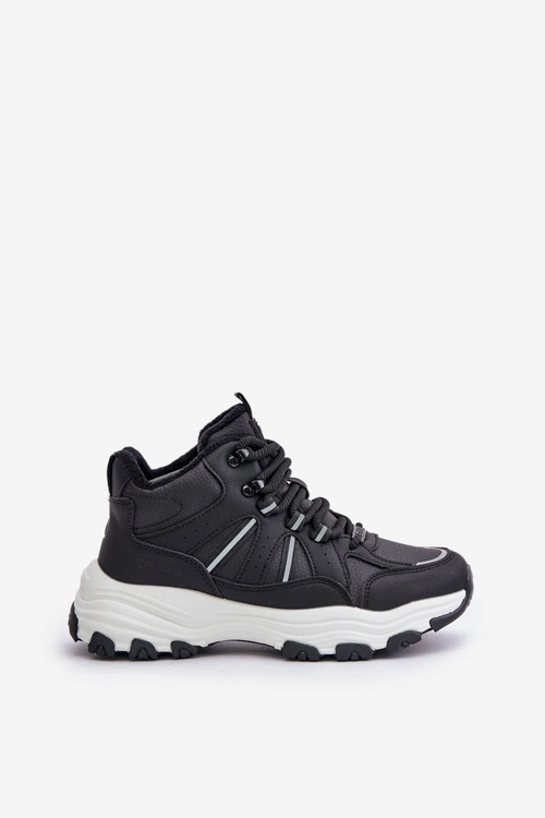 Ocieplane Sneakersy Damskie Big Star OO274A160 Czarne