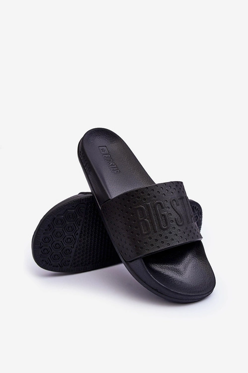 Klasyczne Damskie Klapki Big Star MM274712 Czarne