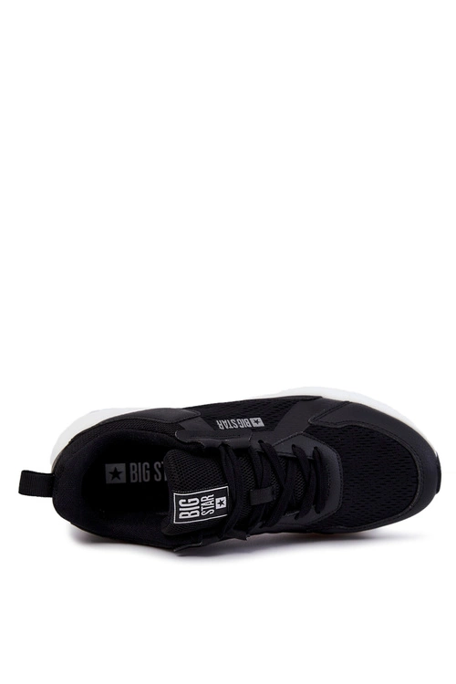 Męskie Sportowe Buty Sneakersy Big Star JJ174401 Czarne