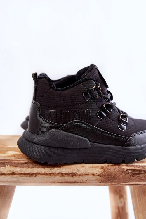 Dziecięce Botki Memory Foam Big Star KK374119 Czarne