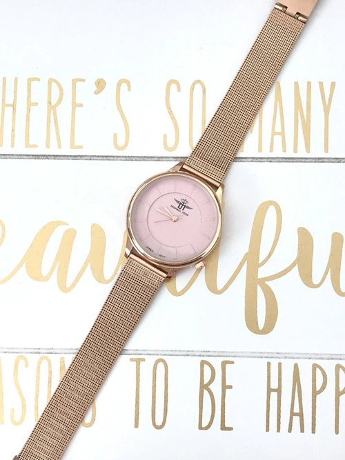 Damski Zegarek Michael John Sceptre Różowa Tarcza