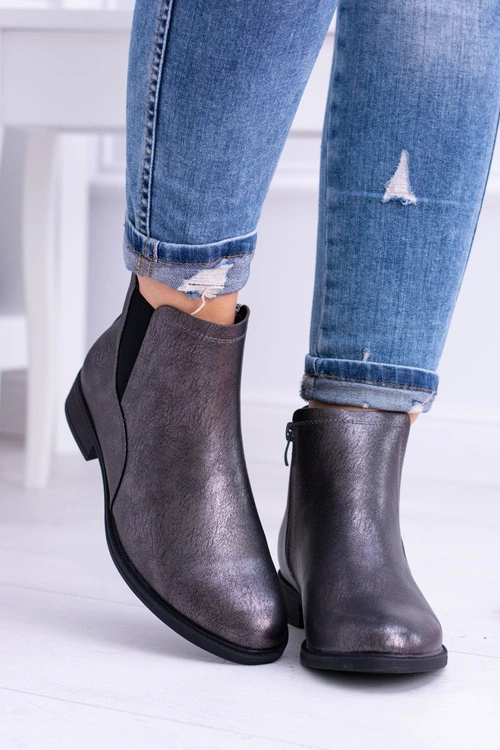 Sergio Leone Ciemnoszare Botki Płaski Obcas Vuko