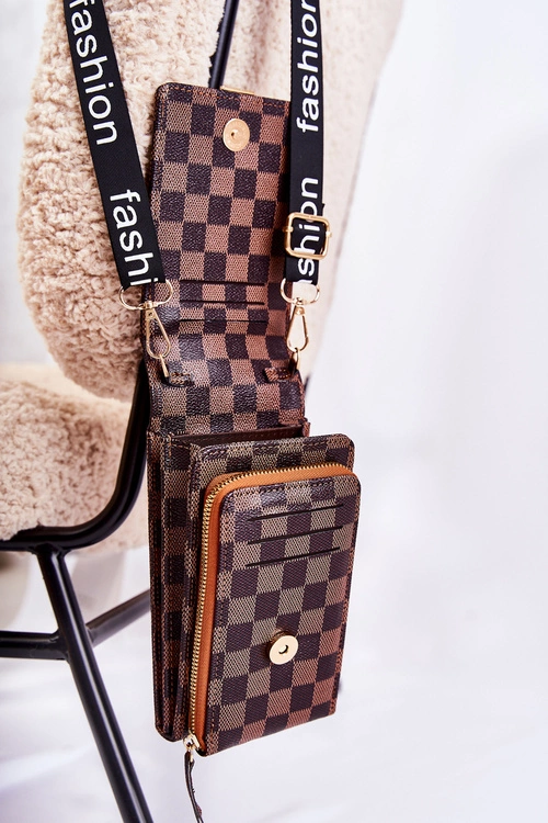 Portfel Torebka 2w1 Na Magnes W Kratę Brązowy Costa