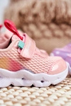 Sportowe Buty Dziecięce Świecące Różowe ABCKIDS B011105220