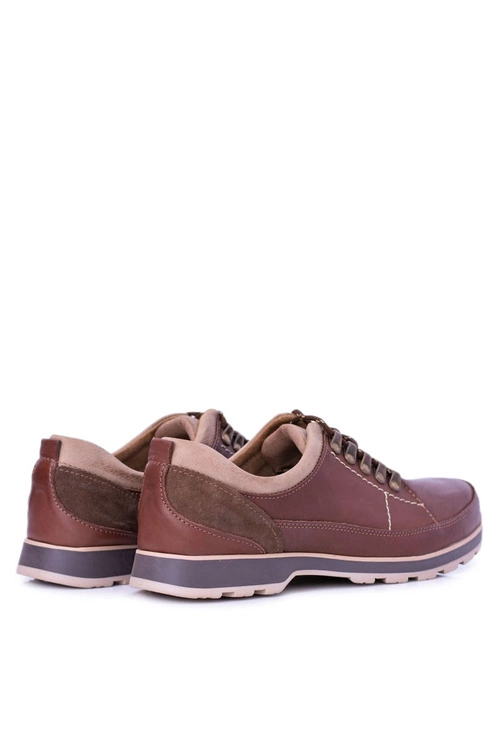 Półbuty Męskie Brązowe Outdoor Ivar