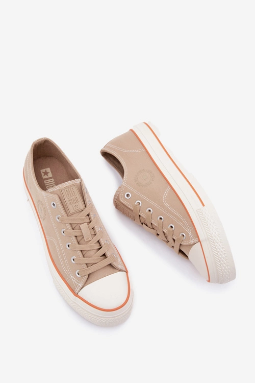 Trampki Męskie Na Platformie Big Star RR174323 Beżowe