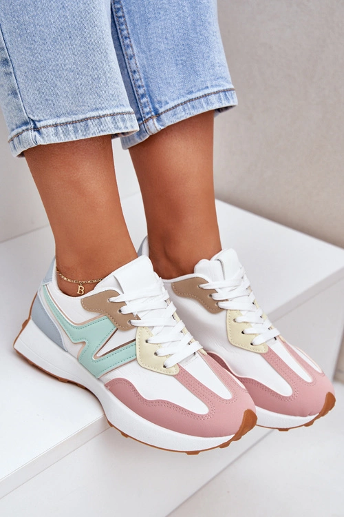 Buty Sportowe Sneakersy Damskie Multikolor Britma