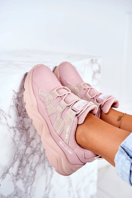 Damskie Sportowe Buty Big Star Różowe GG274637