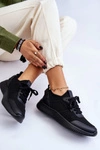 Damskie Wygodne Sneakersy Memory Foam System Big Star LL274414 Czarne