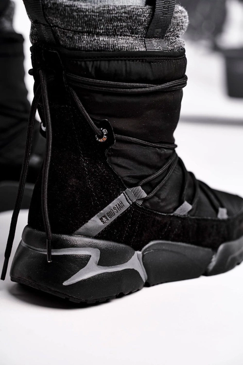 Damskie Śniegowce Big Star Czarne GG274628