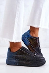 Sneakersy Buty Sportowe Dżety GOE JJ2N4050 Czarne