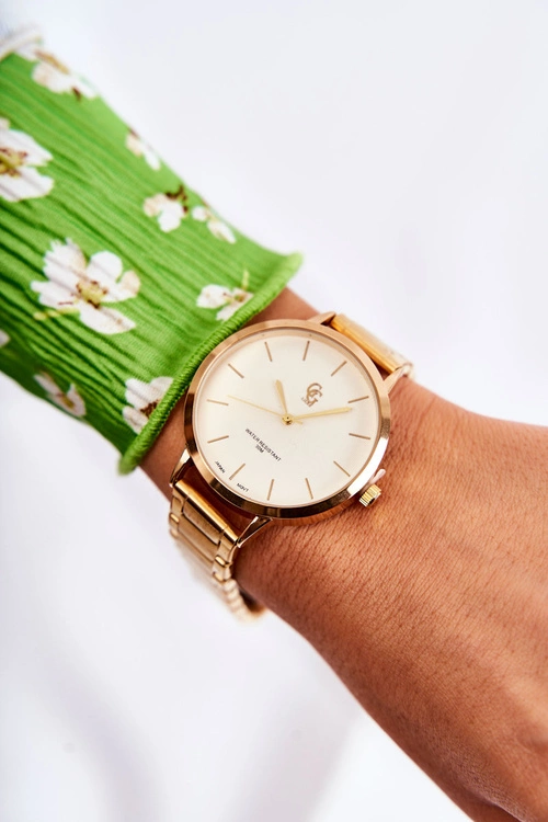 Modny Damski Zegarek GG Luxe Złoty