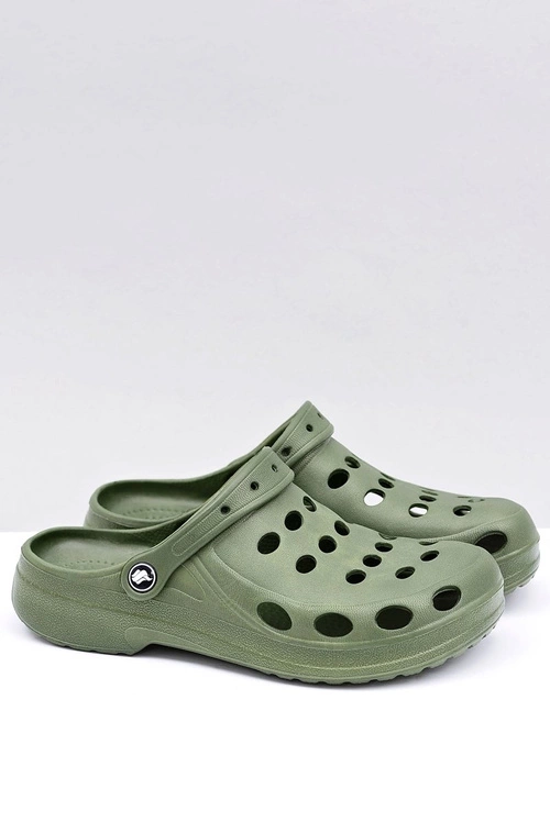 Męskie Klapki Sandały Do Ogrodu Basen Zielone