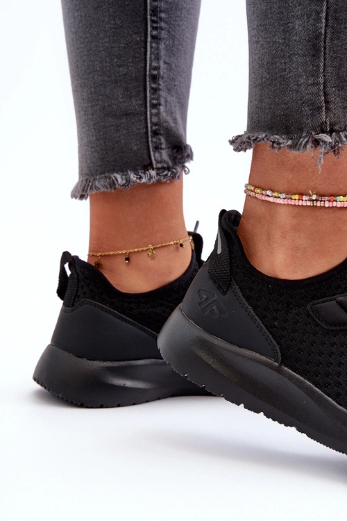 Buty Sportowe Sneakersy Damskie 4F 4FRSS24FLOWF055 Czarne