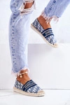 Klasyczne Espadryle Niebieskie Warm Time
