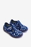 Dziecięce Półbuty Papcie Befado Rekiny 010X032 Granatowe