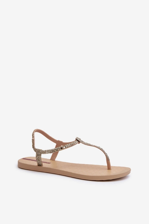 Sandały Japonki Z Brokatem Damskie 26914 Ipanema Class Brilha Fem Złote